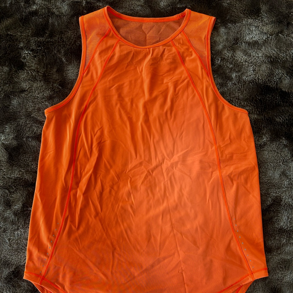 lululemon athletica Orange Sculpt Tank Top